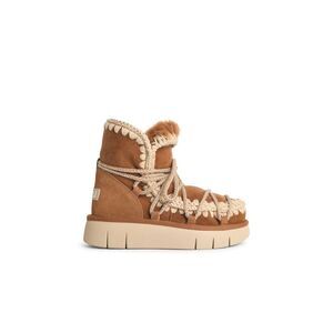 Mou 'Bounce' Suede Cognac Ankle Boots Women
